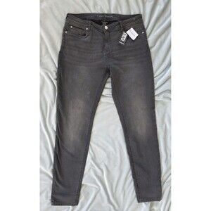 Creative Soul Jeans Womens 11 Gray Skinny Stretch Denim High Rise NWT